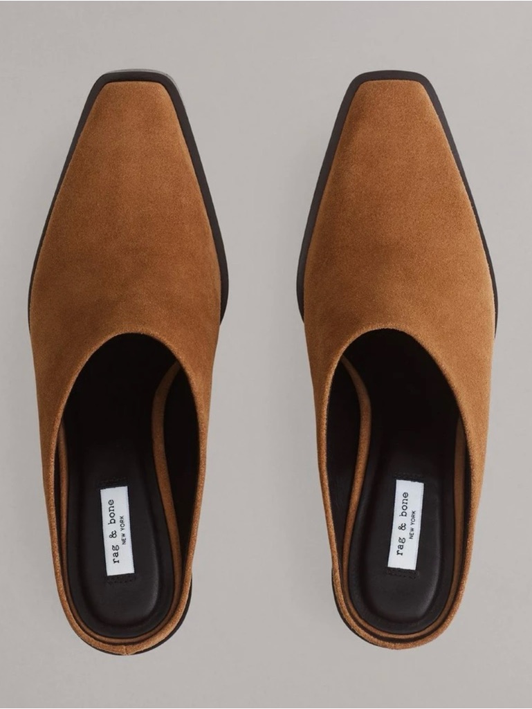 New Rag&Bone Joni Suede Mule Size 7